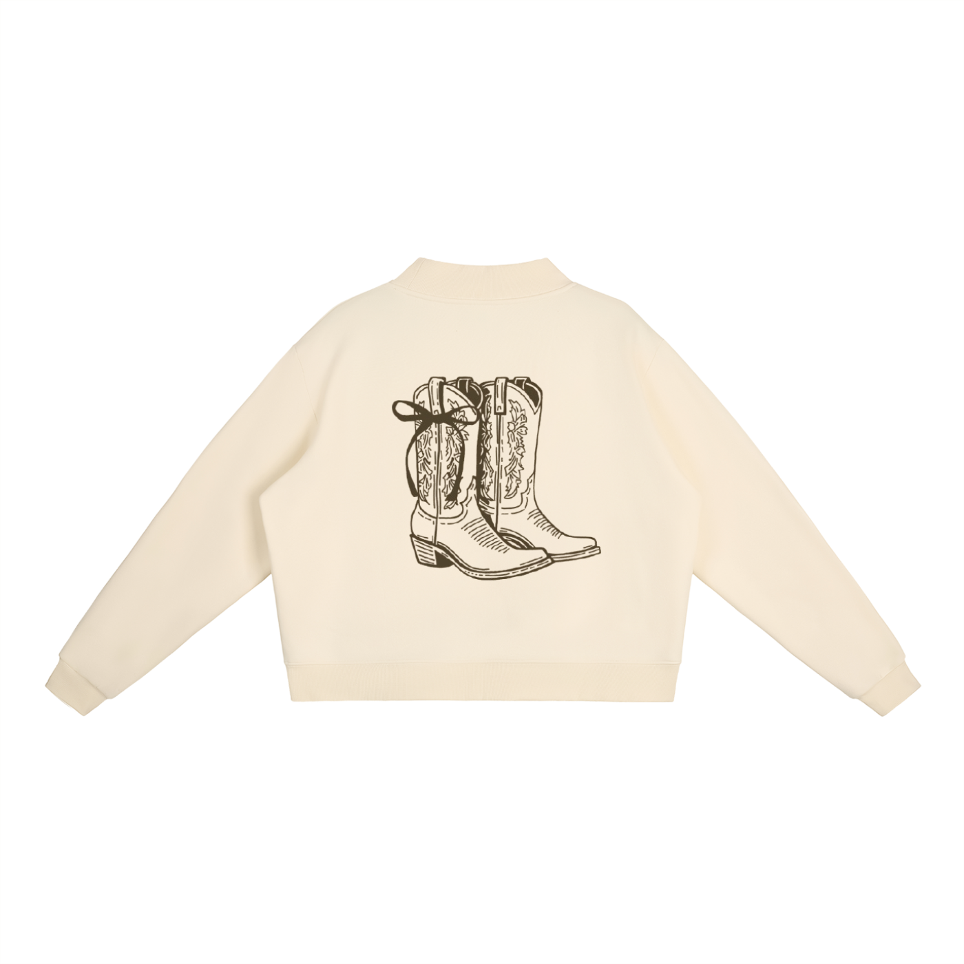 Cowboy Boot Mock Neck| Boots Babe Beaches